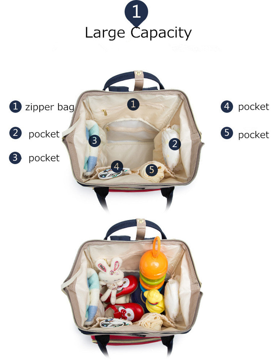 Mummy bag multi-function large capacity maternal and child package pregnant women bag mother backpack