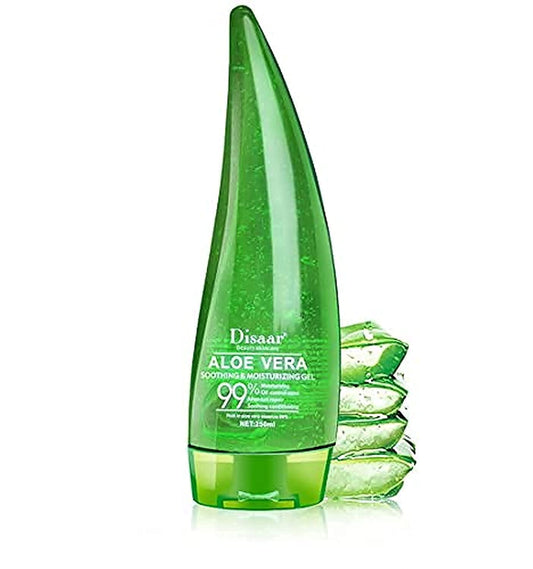 Aloe Vera 99% Essence Soothing Gel Cream Liquid High Moisturizing After-Sun Repair Oil Control Acne Very Mild 260Ml