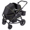 Unisex 2-Seat Wagon Stroller Folding Stroller with Adjustable Canopy for Infant, Weight 44 Pounds