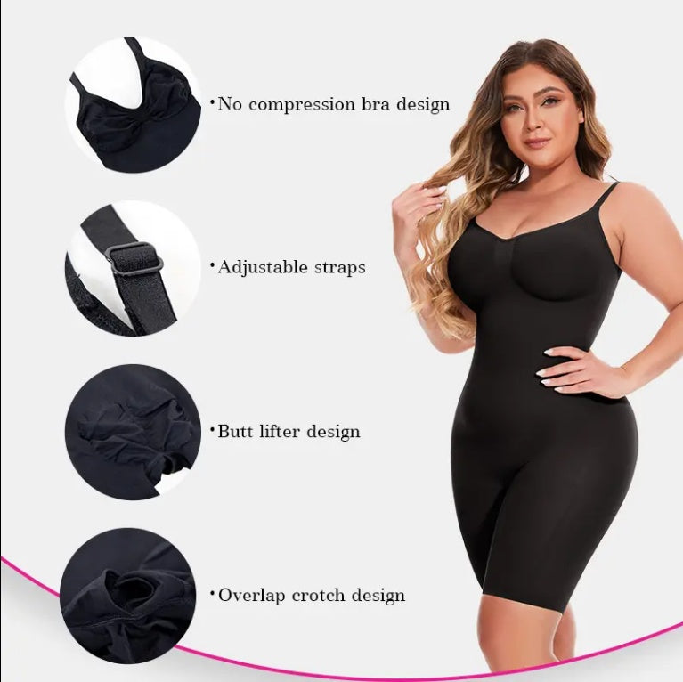 Seamless Postpartum Abdomen Shapewear Sculpting Short Mid Thigh Slimming Body Shaper Tummy Control Slimmer