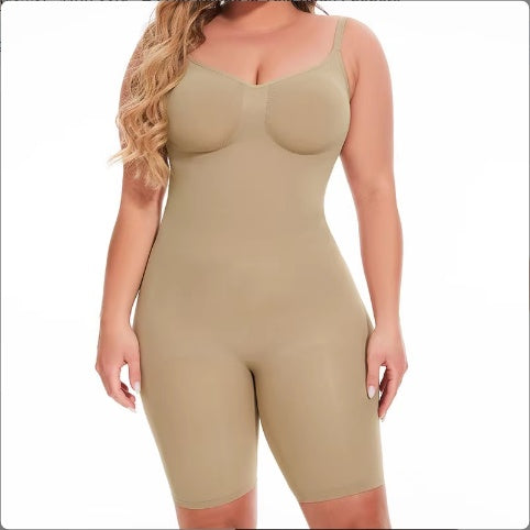 Seamless Postpartum Abdomen Shapewear Sculpting Short Mid Thigh Slimming Body Shaper Tummy Control Slimmer